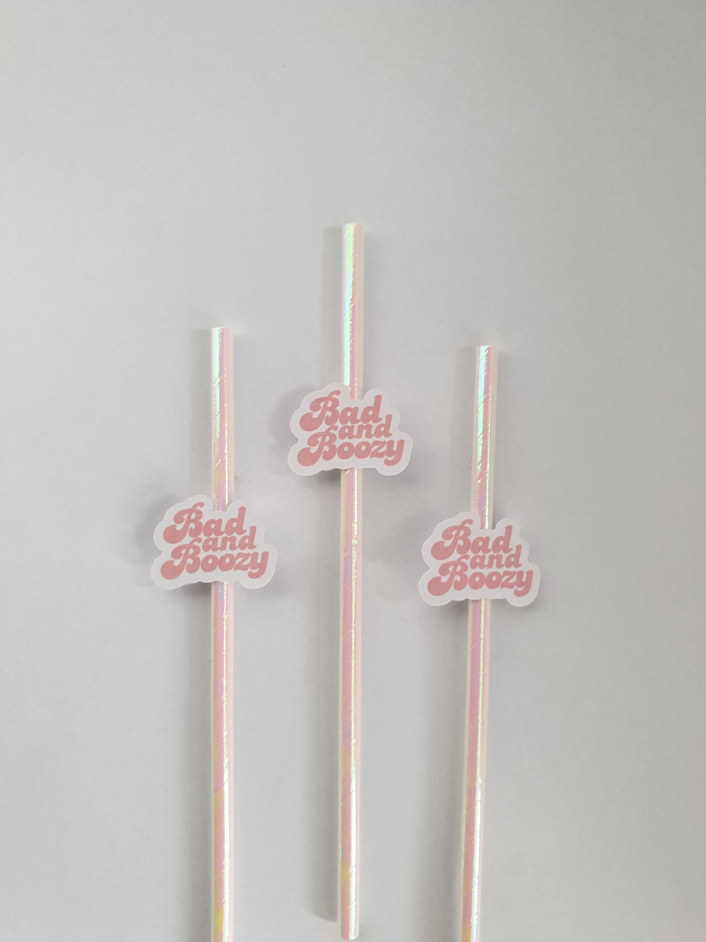 Bad and Boozy Hen Party Straws | Set of 10 | Fun Bachelorette Cocktail Accessories