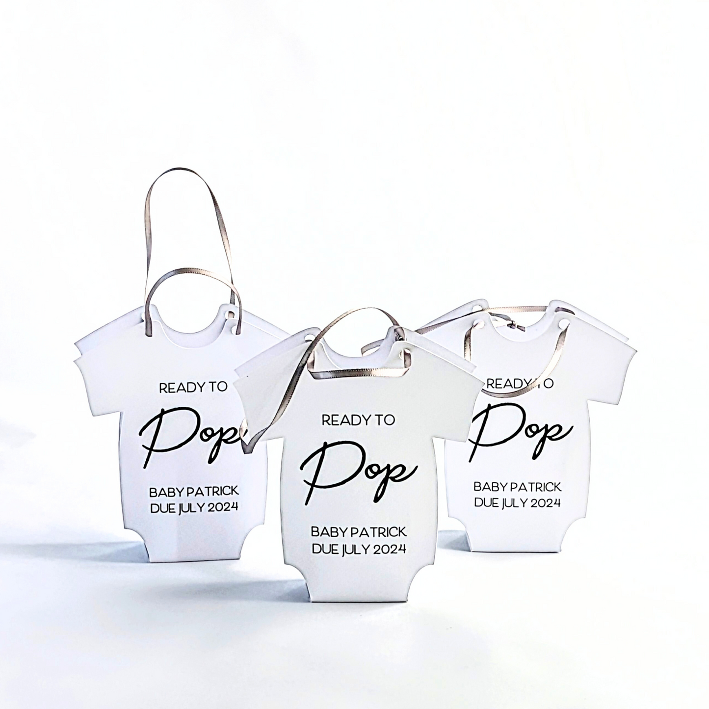 Ready to Pop Baby Shower Miniature Gift Bags – Set of 10 (Personalised)