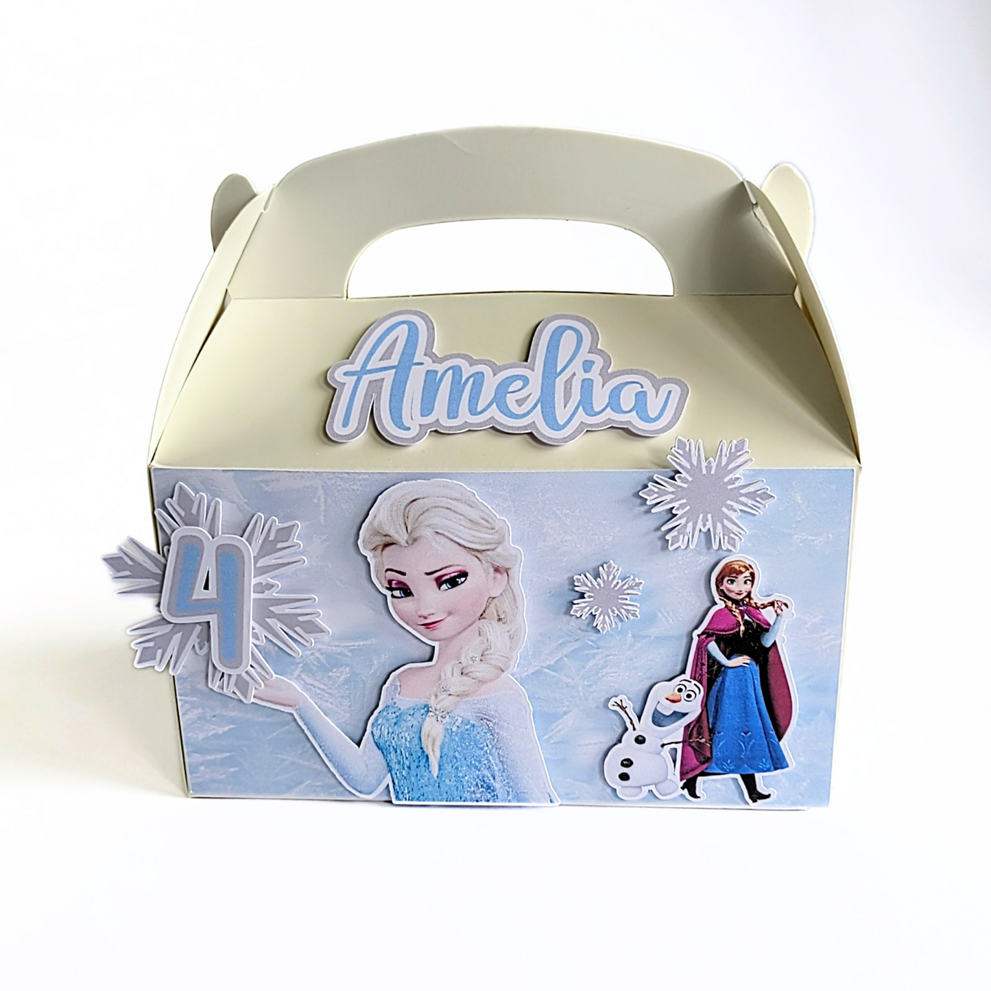 ❄️ Personalised Ice Princess Party Boxes – Set of 10