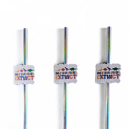 Make Homophobia Extinct Straws