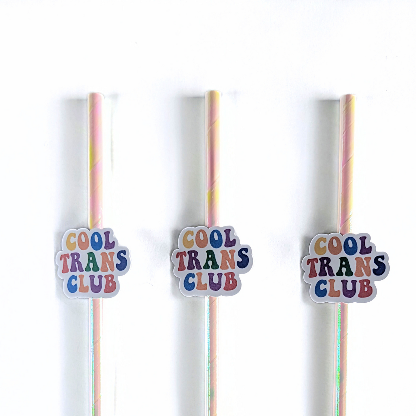 Cool Trans Club Straws
