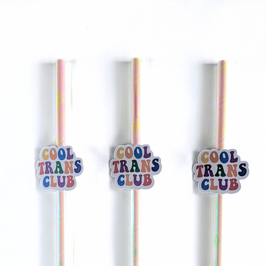 Cool Trans Club Straws