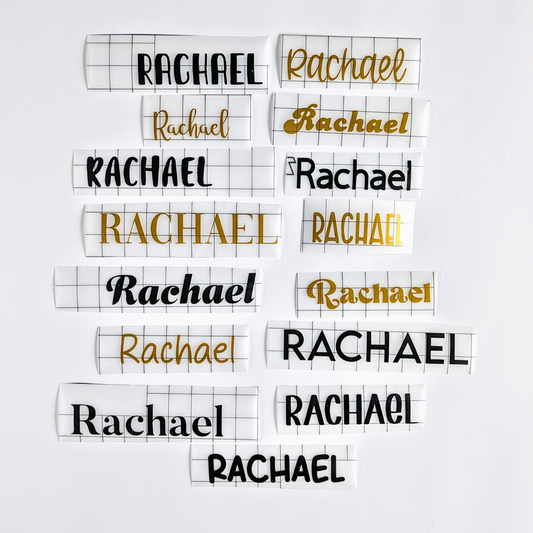 ✨ Personalised Vinyl Decals – Custom Name Stickers ✨