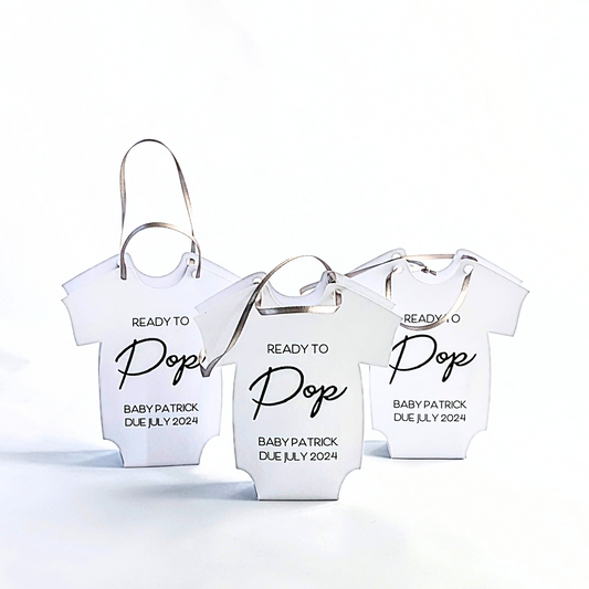 Ready to Pop Baby Shower Miniature Gift Bags – Set of 10 (Personalised)