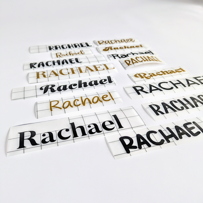 ✨ Personalised Vinyl Decals – Custom Name Stickers ✨