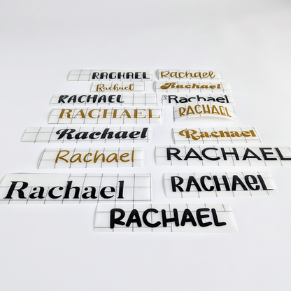 ✨ Personalised Vinyl Decals – Custom Name Stickers ✨