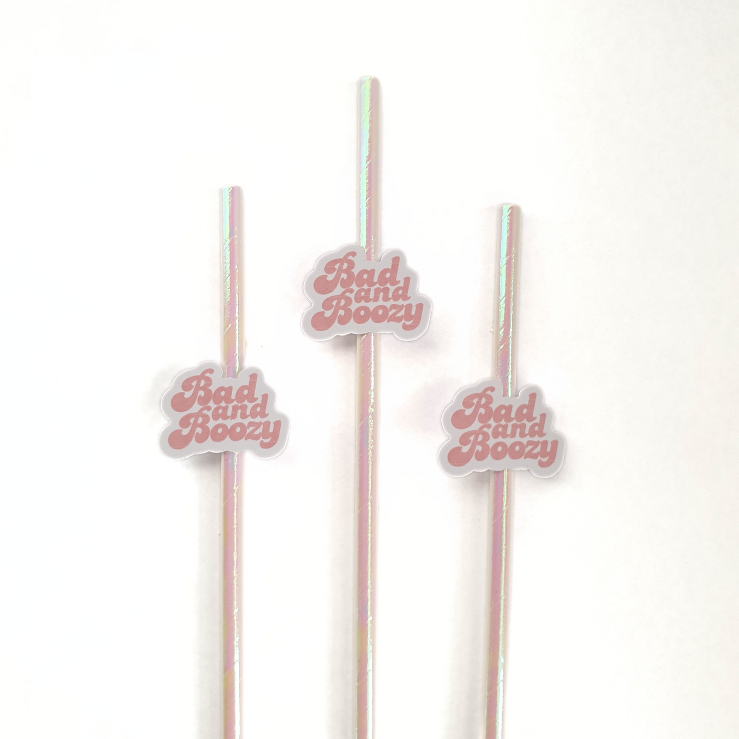 Bad and Boozy Hen Party Straws | Set of 10 | Fun Bachelorette Cocktail Accessories