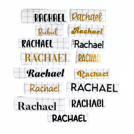 ✨ Personalised Vinyl Decals – Custom Name Stickers ✨